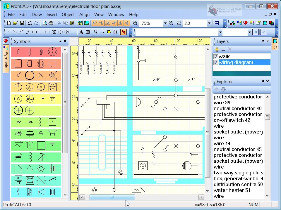 Tải ProfiCAD 10.4.5 - Phần mềm vẽ sơ đồ mạch điện tử