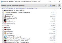 Software AIO Silent v11.0 – Bộ Cài Đặt Phần Mềm Cho Windows 2020