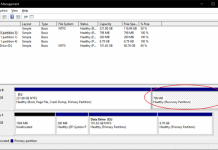 Hướng dẫn cách xóa phân vùng Recovery Partition trong Windows