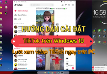 Hướng dẫn cài đặt TikTok trên PC Windows 10