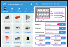 Civil Calculation PRO v1.05 – Tính toán xây dựng dân dụng cho Android
