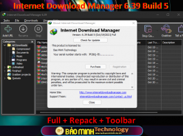 Tải về Internet Download Manager 6.39 Build 5 Full + Repack
