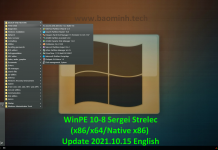 Tải về WinPE 10-8 Sergei Strelec (x86/x64/Native x86) 2021.10.15 English