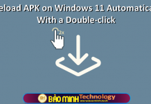 Cài nhanh file APK Android trên Windows 11 bằng Double-click