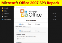 Microsoft Office 2007 SP3 Standard / Enterprise + Visio Pro + Project Pro v12.0.6807.5000 Repack