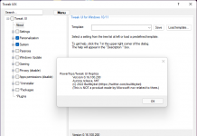 TweakUIX 0.16.100 – Công cụ tinh chỉnh giao diện Windows 10 và Windows 11