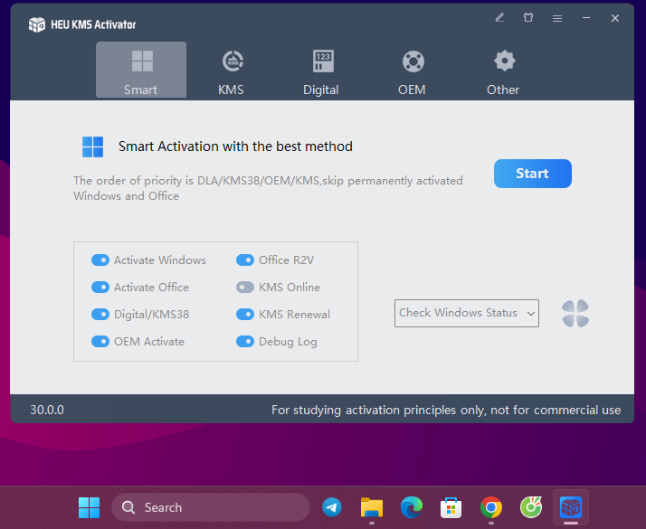 HEU KMS Activator  - Trình kích hoạt Windows & Office